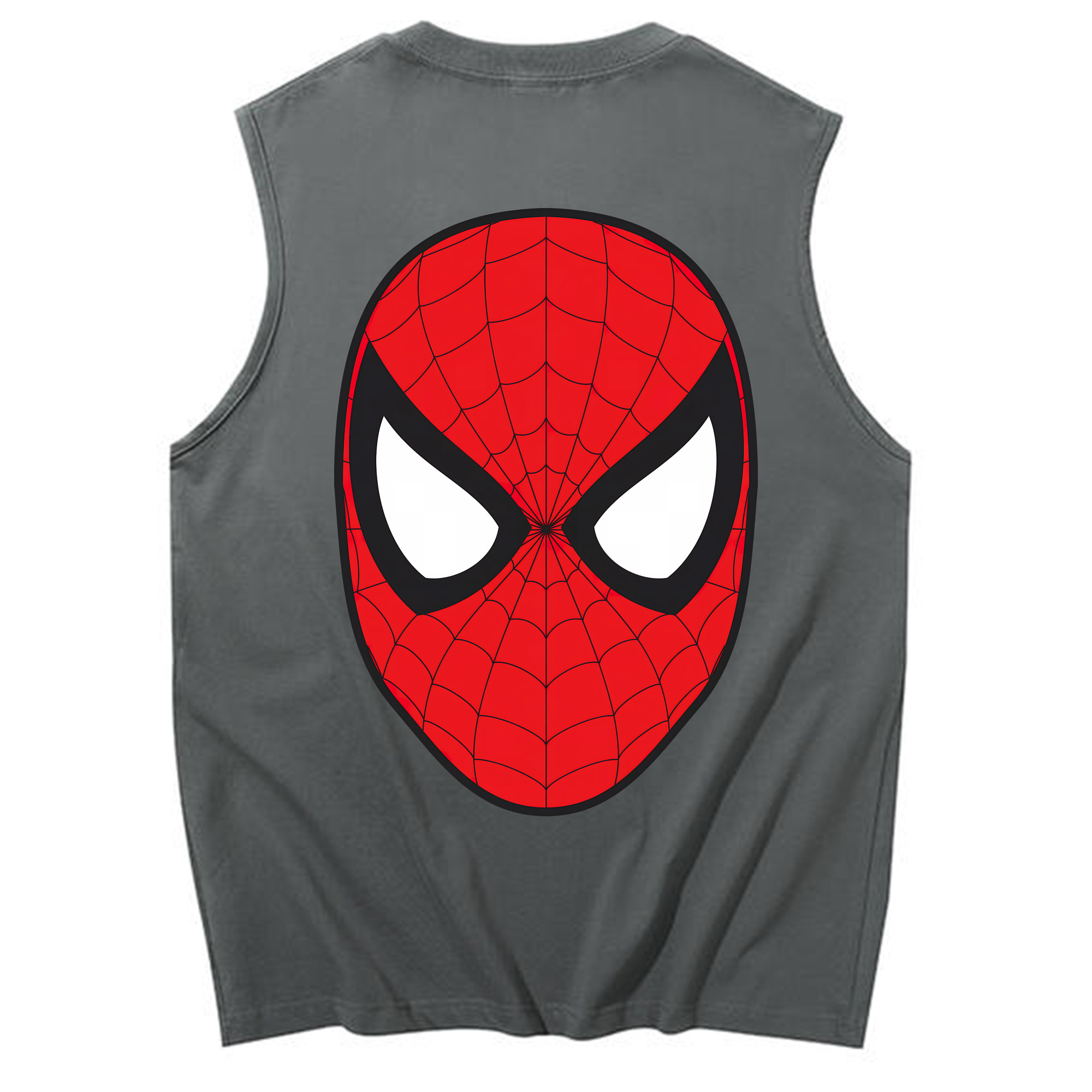 （画像用） Spider Man スパイダーマン コットン100％タンクトップ（背面プリント）